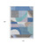 10' X 14' Sky Blue Teal Blue And Brown Geometric Washable Indoor Outdoor Area Rug 10' X 14' Sky Blue Teal Blue And Brown Geometric Washable Indoor Outdoor Area Rug