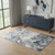 4' X 6' Navy Blue Cobblestone Pattern Area Rug 4' X 6' Navy Blue Cobblestone Pattern Area Rug