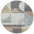 8' Rust Gray And Ivory Round Geometric Washable Indoor Outdoor Area Rug 8' Rust Gray And Ivory Round Geometric Washable Indoor Outdoor Area Rug