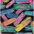 8' X 10' Black Pink And Yellow Striped Washable Indoor Outdoor Area Rug 8' X 10' Black Pink And Yellow Striped Washable Indoor Outdoor Area Rug