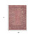 10' X 14' Blush And Pink Oriental Washable Indoor Outdoor Area Rug 10' X 14' Blush And Pink Oriental Washable Indoor Outdoor Area Rug