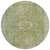 8' Sage And Fern Green Round Floral Medallion Washable Indoor Outdoor Area Rug
