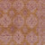 9' X 12' Blush And Orange Damask Washable Indoor Outdoor Area Rug