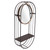 Industrial Gray Mirror Shelf Industrial Gray Mirror Shelf