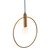 Gold Ring Metal Dimmable Chandelier Gold Ring Metal Dimmable Chandelier