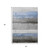 5' X 8' Sky Blue And Gray Striped Washable Indoor Outdoor Area Rug 5' X 8' Sky Blue And Gray Striped Washable Indoor Outdoor Area Rug
