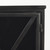 40" Black Iron Sideboard with Two Glass Doors 40" Black Iron Sideboard with Two Glass Doors