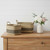 Set of Two Natural And Black Rattan Basket Set of Two Natural And Black Rattan Basket