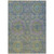 8' X 10' Blue And Green Medallion Washable Indoor Outdoor Area Rug