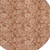 8' Terra Cotta And Copper Round Floral Washable Indoor Outdoor Area Rug 8' Terra Cotta And Copper Round Floral Washable Indoor Outdoor Area Rug