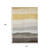 10' X 14' Pewter Gold And Ivory Striped Washable Indoor Outdoor Area Rug 10' X 14' Pewter Gold And Ivory Striped Washable Indoor Outdoor Area Rug