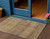 3' X 5' Khaki And Beige Geometric Washable Indoor Outdoor Area Rug