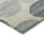 5' X 8' Khaki Fern Green And Teal Blue Geometric Washable Indoor Outdoor Area Rug