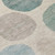 5' X 8' Teal Blue Ivory And Pale Aqua Geometric Washable Indoor Outdoor Area Rug 5' X 8' Teal Blue Ivory And Pale Aqua Geometric Washable Indoor Outdoor Area Rug