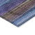 8' X 10' Blue Purple And Taupe Striped Washable Indoor Outdoor Area Rug 8' X 10' Blue Purple And Taupe Striped Washable Indoor Outdoor Area Rug
