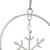 Set of Twelve Silver Metal Hanging Figurine Ornaments