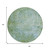 8' Artichoke Green And Ivory Round Floral Washable Indoor Outdoor Area Rug 8' Artichoke Green And Ivory Round Floral Washable Indoor Outdoor Area Rug