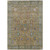 3' X 5' Gold And Green Floral Washable Indoor Outdoor Area Rug 3' X 5' Gold And Green Floral Washable Indoor Outdoor Area Rug