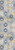 10' Blue And Yellow Floral Runner Rug