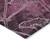 5' X 8' Eggplant And Plum Floral Washable Indoor Outdoor Area Rug 5' X 8' Eggplant And Plum Floral Washable Indoor Outdoor Area Rug
