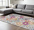 12' X 18' Rust Floral Washable Non Skid Area Rug 12' X 18' Rust Floral Washable Non Skid Area Rug