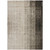 9' X 12' Brown And Beige Striped Washable Indoor Outdoor Area Rug