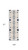 10' Blue And Ivory Southwestern Runner Rug 10' Blue And Ivory Southwestern Runner Rug