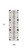 15' Blue And Ivory Southwestern Runner Rug 15' Blue And Ivory Southwestern Runner Rug