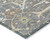 10' X 14' Gray Green And Copper Floral Washable Indoor Outdoor Area Rug 10' X 14' Gray Green And Copper Floral Washable Indoor Outdoor Area Rug