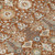 8' Rust And Ivory Round Floral Washable Indoor Outdoor Area Rug 8' Rust And Ivory Round Floral Washable Indoor Outdoor Area Rug