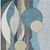 8' X 10' Teal Blue Ivory And Green Geometric Washable Indoor Outdoor Area Rug