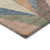 5' X 8' Sage Orange And Blue Geometric Washable Indoor Outdoor Area Rug 5' X 8' Sage Orange And Blue Geometric Washable Indoor Outdoor Area Rug