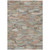 10' X 14' Copper Peach And Ivory Striped Washable Indoor Outdoor Area Rug 10' X 14' Copper Peach And Ivory Striped Washable Indoor Outdoor Area Rug