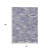 10' X 14' Purple And Ivory Striped Washable Indoor Outdoor Area Rug
