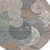 8' Brown Taupe And Beige Round Geometric Washable Indoor Outdoor Area Rug
