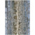 5' X 8' Denim Blue Ivory And Beige Geometric Washable Indoor Outdoor Area Rug 5' X 8' Denim Blue Ivory And Beige Geometric Washable Indoor Outdoor Area Rug