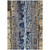 5' X 8' Pewter Ivory Blue And Gold Geometric Washable Indoor Outdoor Area Rug 5' X 8' Pewter Ivory Blue And Gold Geometric Washable Indoor Outdoor Area Rug