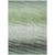 10' X 14' Green Ivory And Charcoal Striped Washable Indoor Outdoor Area Rug