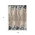 5' X 8' Ivory Black And Beige Animal Print Washable Indoor Outdoor Area Rug