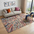 5' X 8' Cream Celestial Burst Abstract Area Rug 5' X 8' Cream Celestial Burst Abstract Area Rug