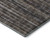 8' Brown And Copper Round Striped Washable Indoor Outdoor Area Rug 8' Brown And Copper Round Striped Washable Indoor Outdoor Area Rug
