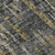 8' Granite Gray Ivory And Gold Round Abstract Washable Indoor Outdoor Area Rug