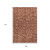 9' X 12' Terra Cotta And Beige Damask Washable Indoor Outdoor Area Rug 9' X 12' Terra Cotta And Beige Damask Washable Indoor Outdoor Area Rug