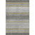9' X 12' Gray And Gold Tribal Distressed Washable Area Rug With UV Protection
