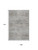 9' X 12' Ash Gray Brown And Ivory Floral Medallion Distressed Washable Area Rug With UV Protection