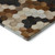 9' X 12' Black Brown And Ivory Geometric Washable Area Rug With UV Protection 9' X 12' Black Brown And Ivory Geometric Washable Area Rug With UV Protection