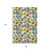 9' X 12' Yellow Green And Blue Geometric Washable Area Rug With UV Protection