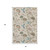 3' X 5' Beige Blue And Peach Geometric Washable Area Rug With UV Protection 3' X 5' Beige Blue And Peach Geometric Washable Area Rug With UV Protection