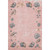 5' X 8' Peach Gray And Ivory Geometric Washable Area Rug With UV Protection 5' X 8' Peach Gray And Ivory Geometric Washable Area Rug With UV Protection