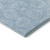 10' X 14' Blue And Ivory Geometric Washable Area Rug With UV Protection